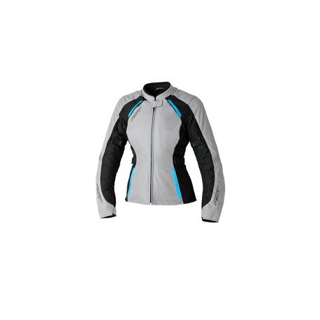 Veste femme RST Ava CE textile - argent/noir/bleu taille XS