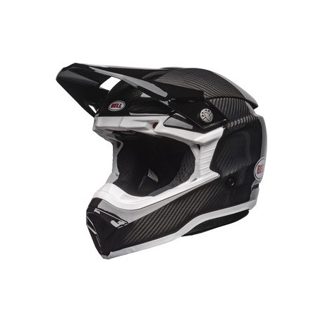 Casque BELL Moto-10 Spherical Solid - Noir/Blanc