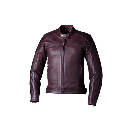 Veste RST Brandish2 cuir CE homme - Oxblood