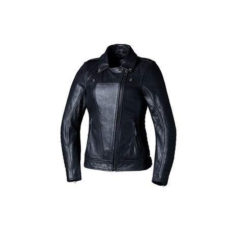 Veste RST Ripley2 cuir CE femme - Noir