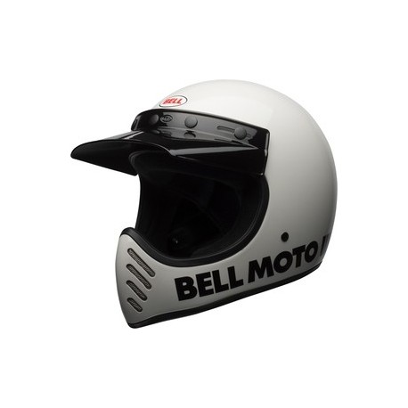 Casque BELL Moto-3 Classic - Blanc brillant