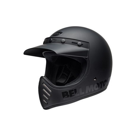 Casque BELL Moto-3 Classic - Blackout Mat/Brillant