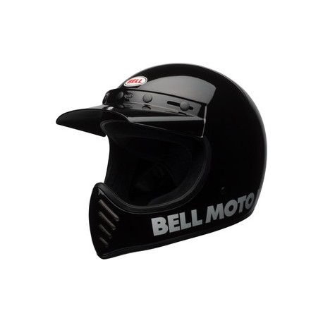 Casque BELL Moto-3 Classic - Noir brillant