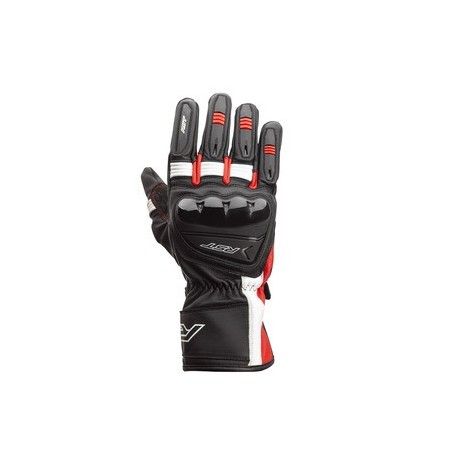 Gants RST Pilot cuir noir/rouge/blanc taille XL 