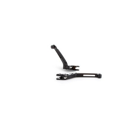 Leviers V-PARTS repliables 177mm taillé masse noir par paire