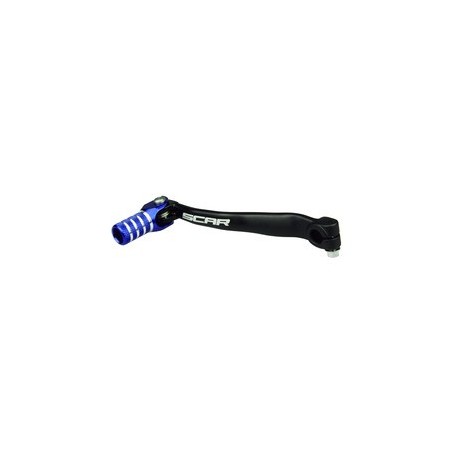 Sélecteur de vitesse SCAR noir mat/embout bleu Yamaha YZ85