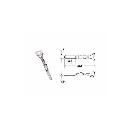 Cosse femelle série 090 SMTO BIHR Ø0,85mm²/1,25mm² - 50pièces