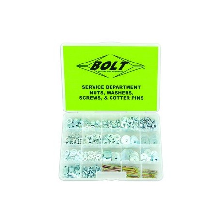 Coffret écrous, rondelles, vis, goupilles BOLT 422 pièces