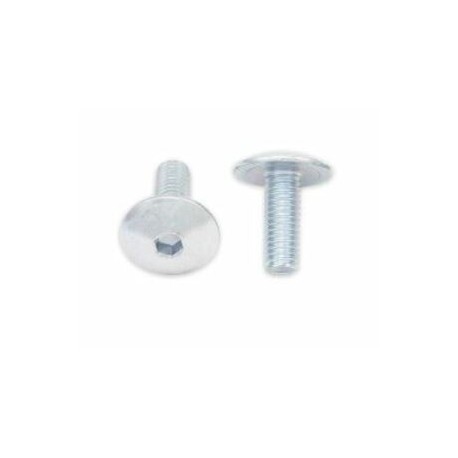 Vis tête bombée plate BOLT M6x1x16mm 10 pièces