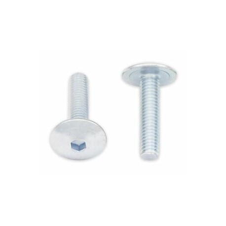 Vis tête bombée plate BOLT M6x1x25mm 10 pièces