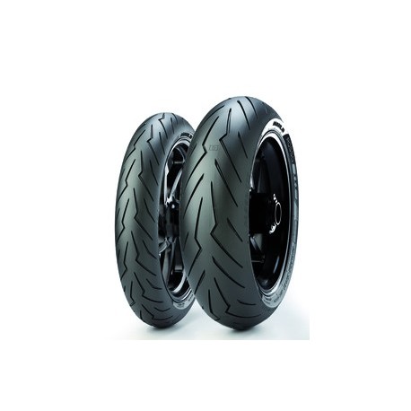 Pneu PIRELLI Diablo Rosso III (F) 130/70 ZR 16 M/C (61W) TL