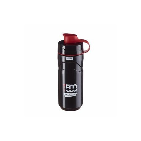 Bidon isotherme POLISPORT T500 noir/rouge 500/650ml