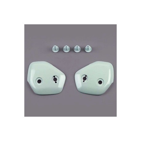 Plaques pivot ARAI TX Diamond White pour casques Tour-X 4/Tour-X 3