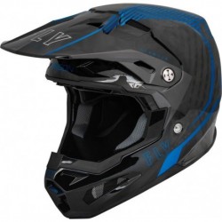 Casque FLY RACING Formula Carbone Tracer Bleu/Noir L