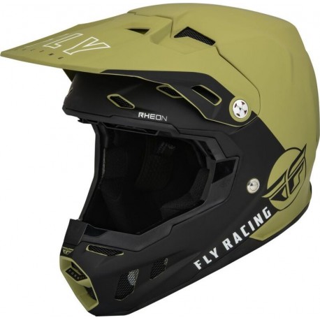 Casque FLY RACING Formula CC Centrum Vert Olive Mat/Noir M