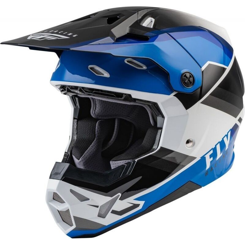 Casque FLY RACING Formula CP Rush Noir Bleu Blanc S piecemotoquad