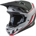 Casque FLY RACING Formula CC Driver Silver/Rouge/Blanc