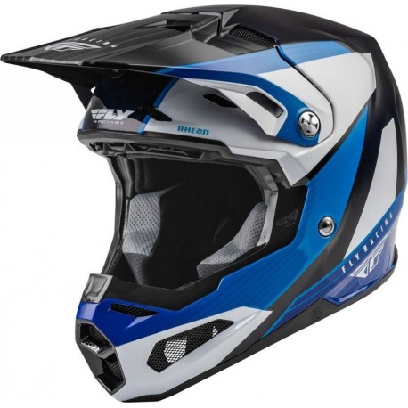 Casque FLY RACING Formula Carbon Prime Bleu/Blanc/Bleu Carbon XS