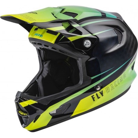 Casque FLY RACING Werx-R Teal/Jaune/Noir XS