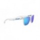 Lunettes de soleil OAKLEY Frogskins - verres Prizm Sapphire, monture Crystal Clear