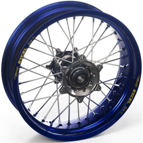 Roue arrière HAAN WHEELS 18x1,85 bleu/argent Yamaha YZ250F