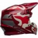 Casque BELL Moto-9S Flex - Ferrandis Méchant Gloss Red/Silver