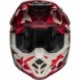 Casque BELL Moto-9S Flex - Ferrandis Méchant Gloss Red/Silver