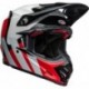 Casque BELL Moto-9S Flex - Hello Cousteau Stripes Gloss White/Red