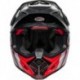 Casque BELL Moto-9S Flex - Hello Cousteau Stripes Gloss White/Red