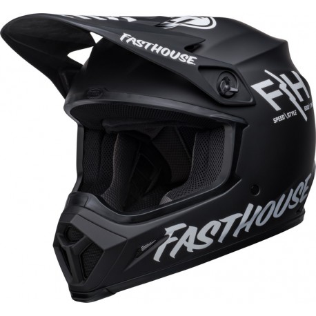 Casque BELL MX-9 Mips - Fasthouse Prospect Matte Black/White