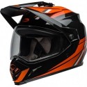 Casque BELL MX-9 Adventure MIPS - Alpine Gloss Black/Orange - Taille S