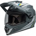 Casque BELL MX-9 Adventure MIPS - Alpine Gloss Charcoal/Silver - Taille S