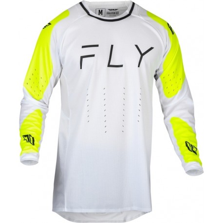 Maillot FLY RACING Evolution DST - blanc/Hi-Vis