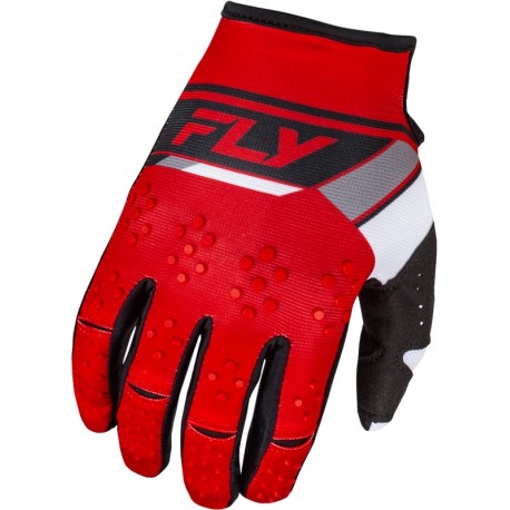 Gants FLY RACING Kinetic Prix - rouge/gris/blanc