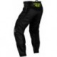 Pantalon enfant FLY RACING F-16 - noir/Neon Green/gris clair