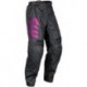 Pantalon enfant FLY RACING F-16 - gris/anthracite/rose