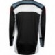 Maillot FLY RACING Lite - noir/blanc/Denim Grey