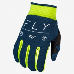 Gants enfant FLY RACING F-16 - Navy/jaune fluo/blanc