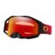 Masque OAKLEY Airbrake MX - Red Flow écran Prizm MX Torch