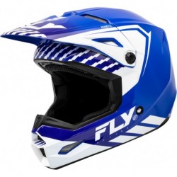 Casque FLY RACING Kinetic Menace - bleu/blanc