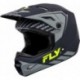 Casque FLY RACING Kinetic Menace - gris mat/jaune fluo