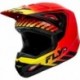 Casque FLY RACING Kinetic Menace - rouge/noir/jaune