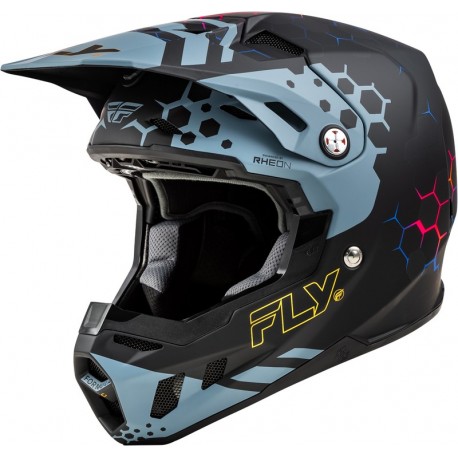 Casque FLY RACING Formula CC Tektonic - noir mat/Slate