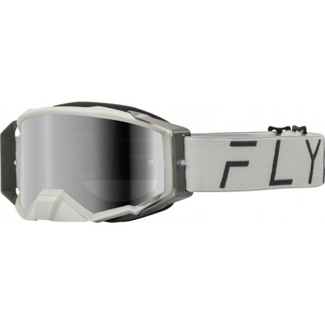 Masque FLY RACING Zone Pro Black/Grey - écran noir/fumé