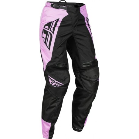 Pantalon femme FLY RACING F-16 - noir/lavande