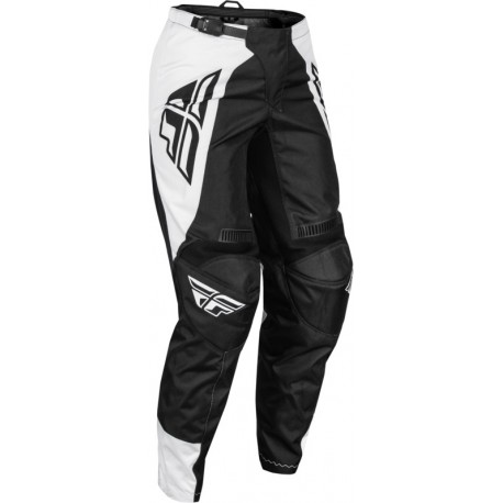 Pantalon femme FLY RACING F-16 - noir/blanc