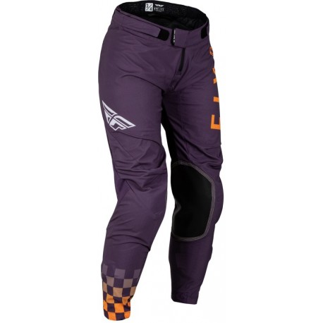 Pantalon femme FLY RACING Lite - Deep Purple/blanc/Neon Coral