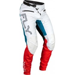 Pantalon vélo FLY RACING Rayce - rouge/blanc/bleu