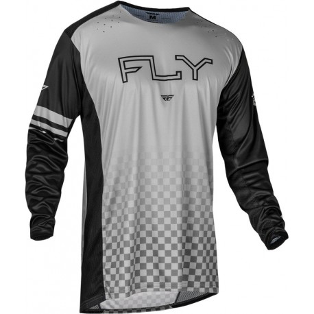 Maillot vélo FLY RACING Rayce - gris/noir