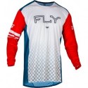 Maillot vélo FLY RACING Rayce - rouge/blanc/bleu - 2XL